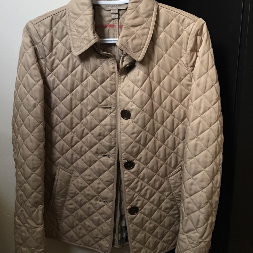 Burberry diamond quilted jacket